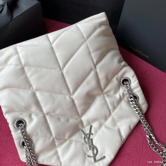 Repzbay REP YSL LAMBSKIN QUILTED PUFFER SMALL BAG IN 0724